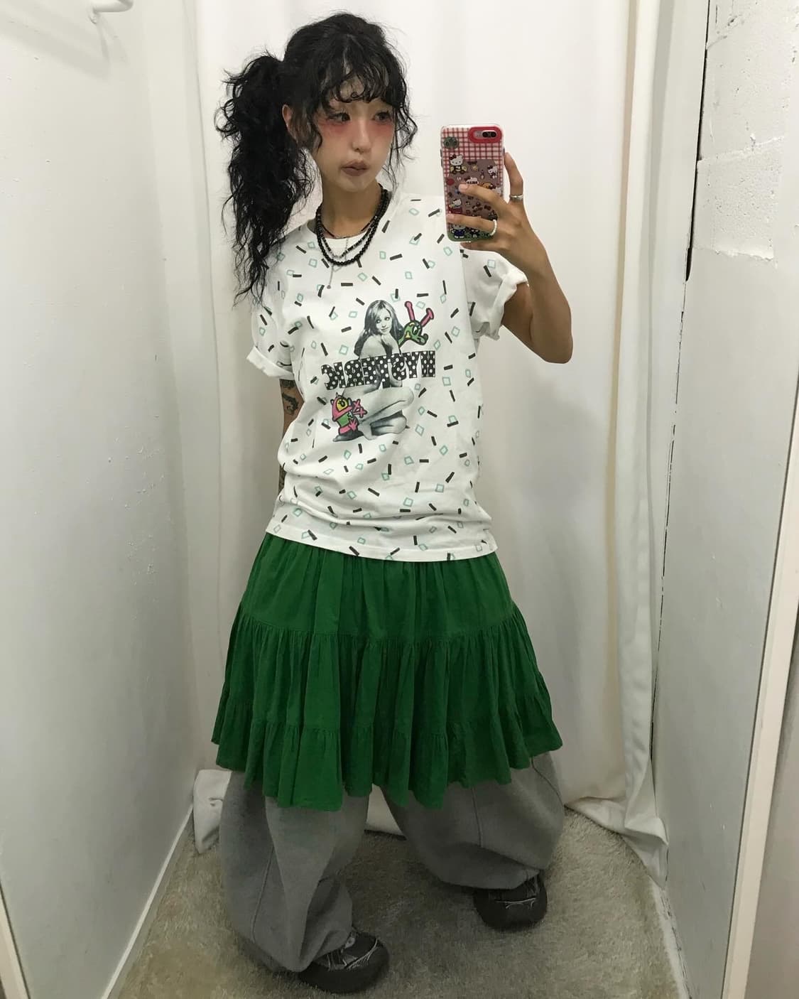 Hysteric Glamour Dots Logo T-shirt 상품이미지3