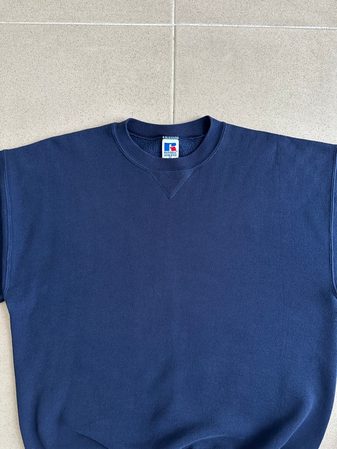 90s 빈티지 러셀 스웻셔츠 네이비 XL USA 상품이미지4