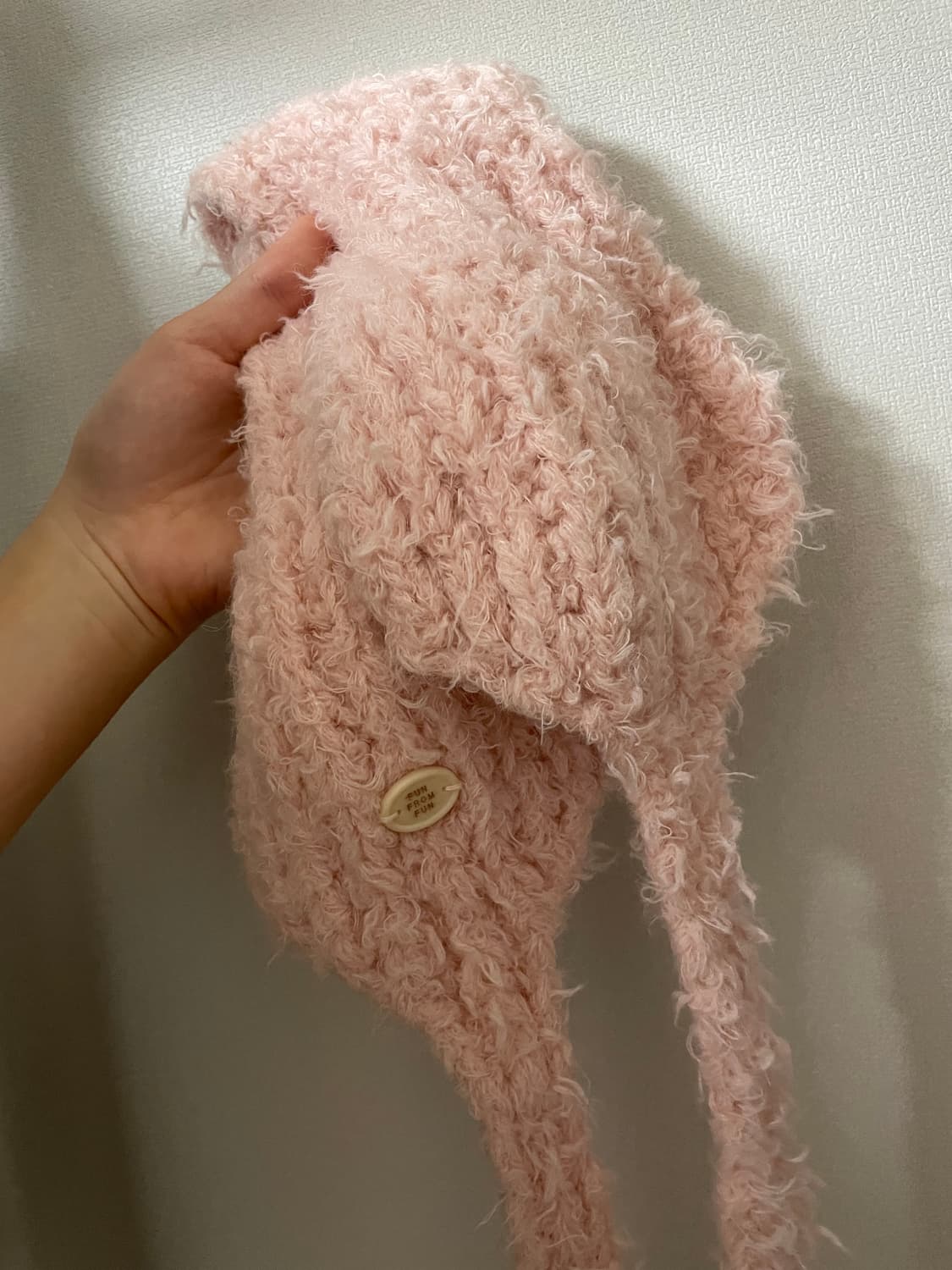 펀프롬펀 니트이어머프 핑크귀도리 래니래니 어그 락피쉬 상품이미지2