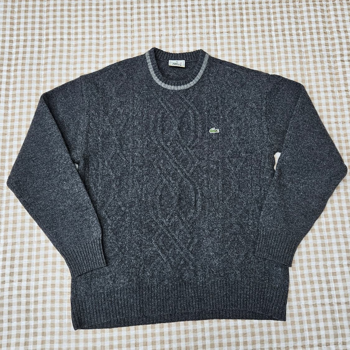라코스테 울100 니트 스웨터 남자100 상품이미지1
