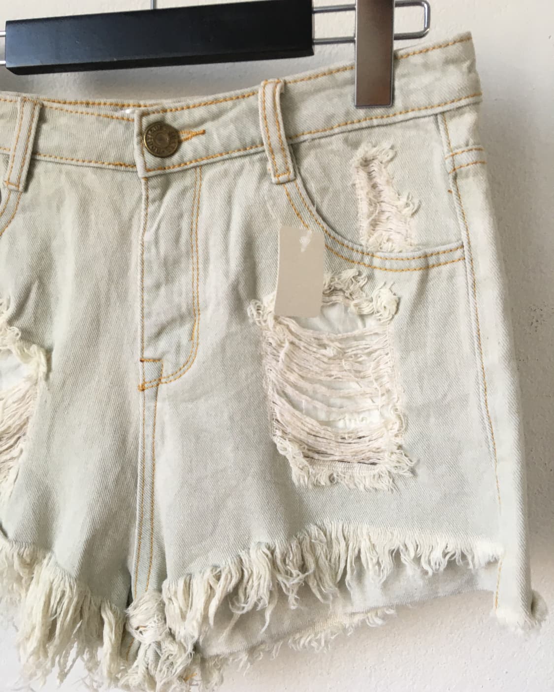 Damage denim short 상품이미지3