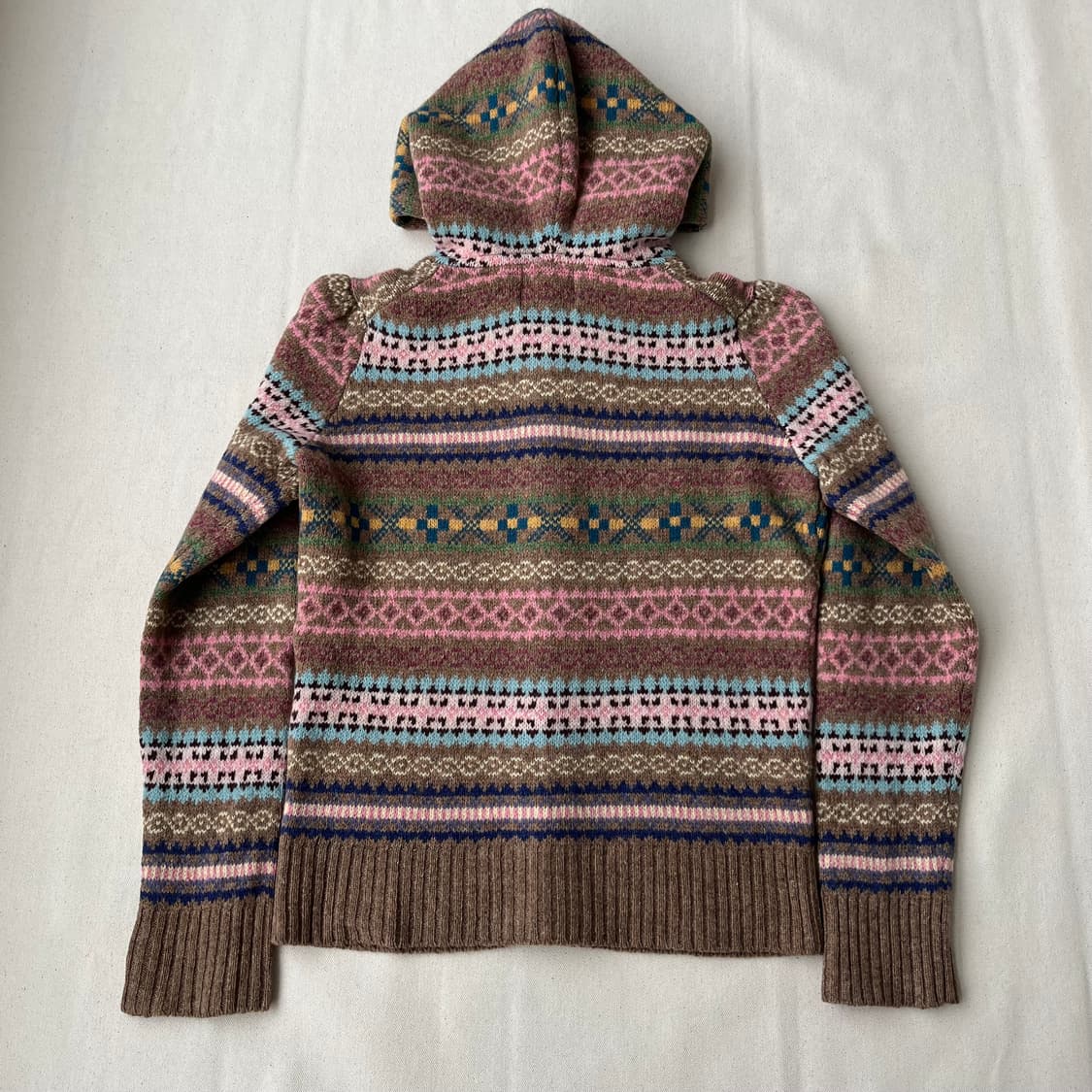 빔즈 보이 페어아일 니트 후드 자켓 상품이미지8