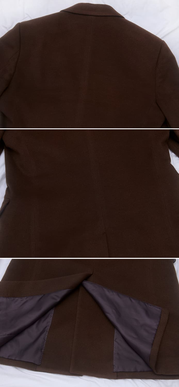 지이크 콜롬보 이태리 퓨어 캐시미어 싱글 클래식 코트 (95-100) 상품이미지5