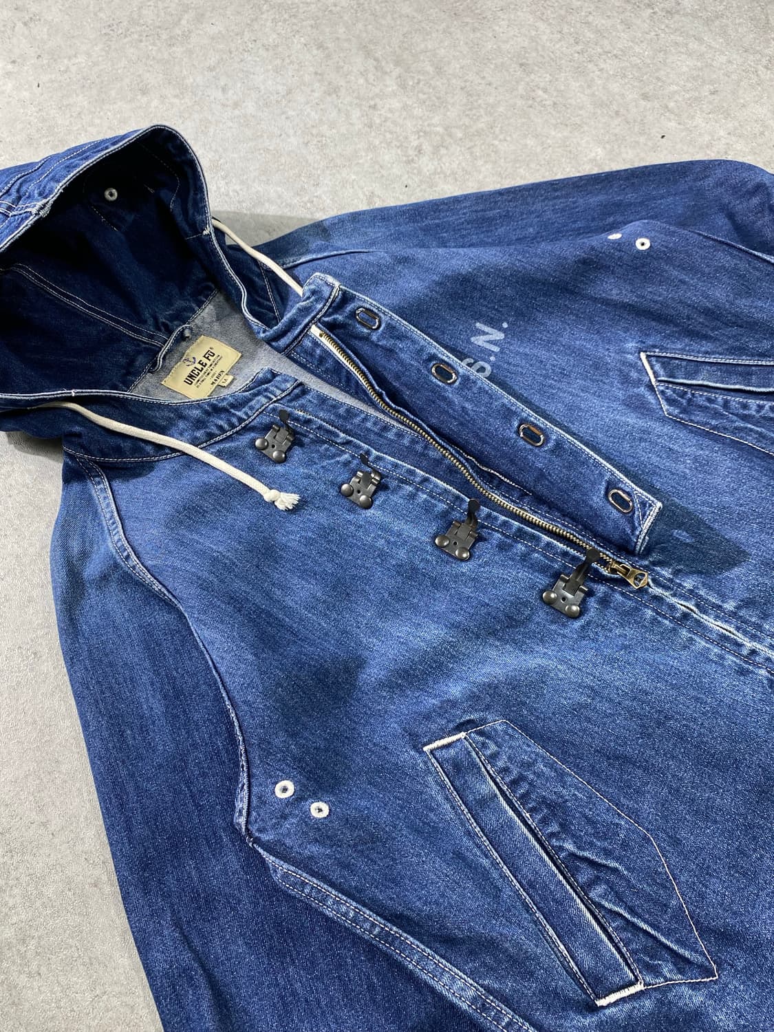 [M] MADEN UNCLE FU U.S.N 밀리터리 데님 집업 자켓 상품이미지5