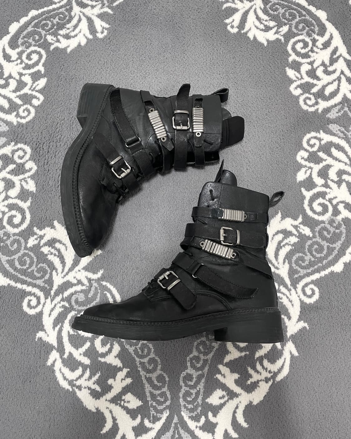 DKNY Multi-Strap Combat Boots 상품이미지4