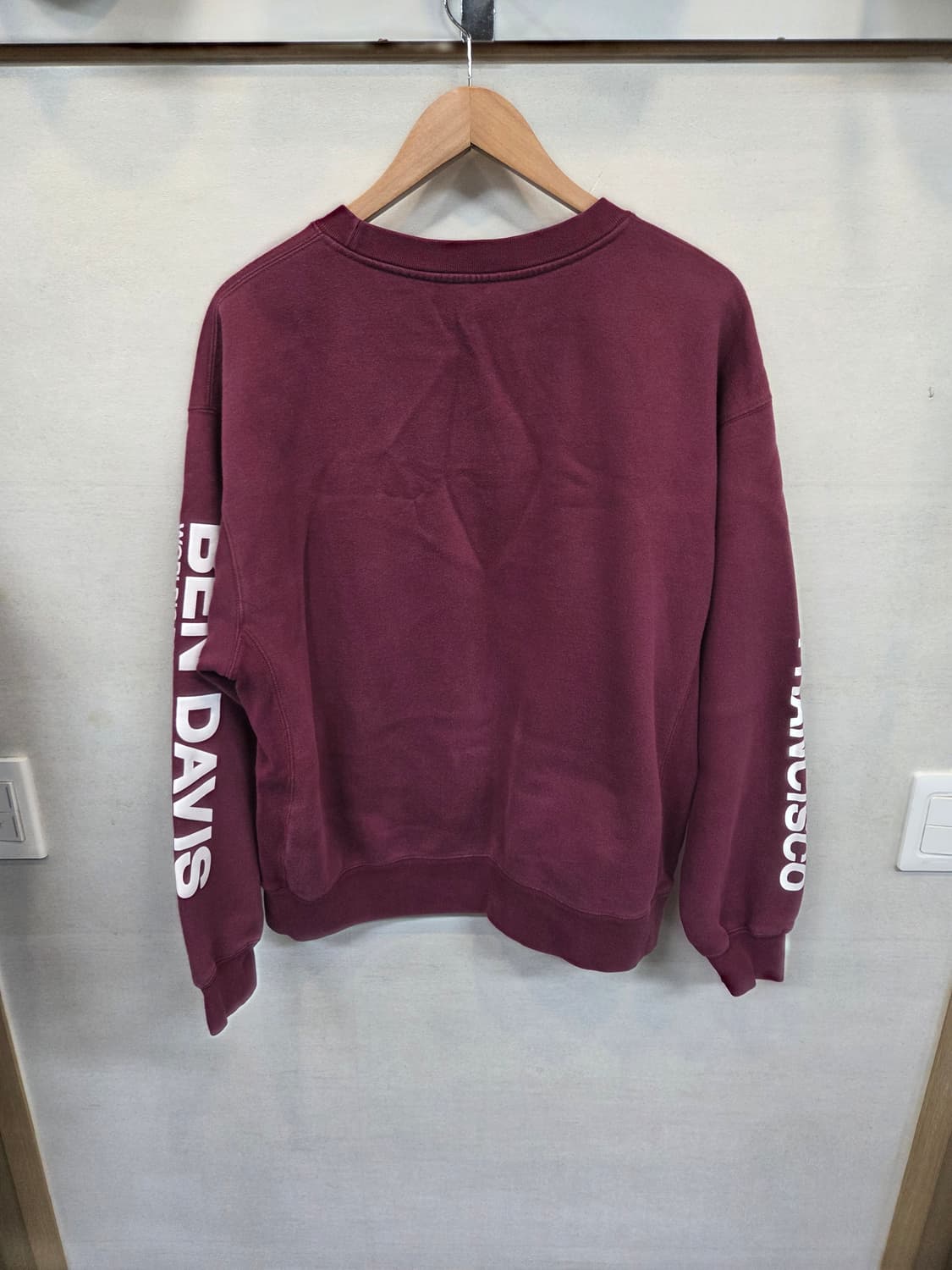 벤데이비스 화이트라벨 아이콘 자수 기모 맨투맨 xl 상품이미지2