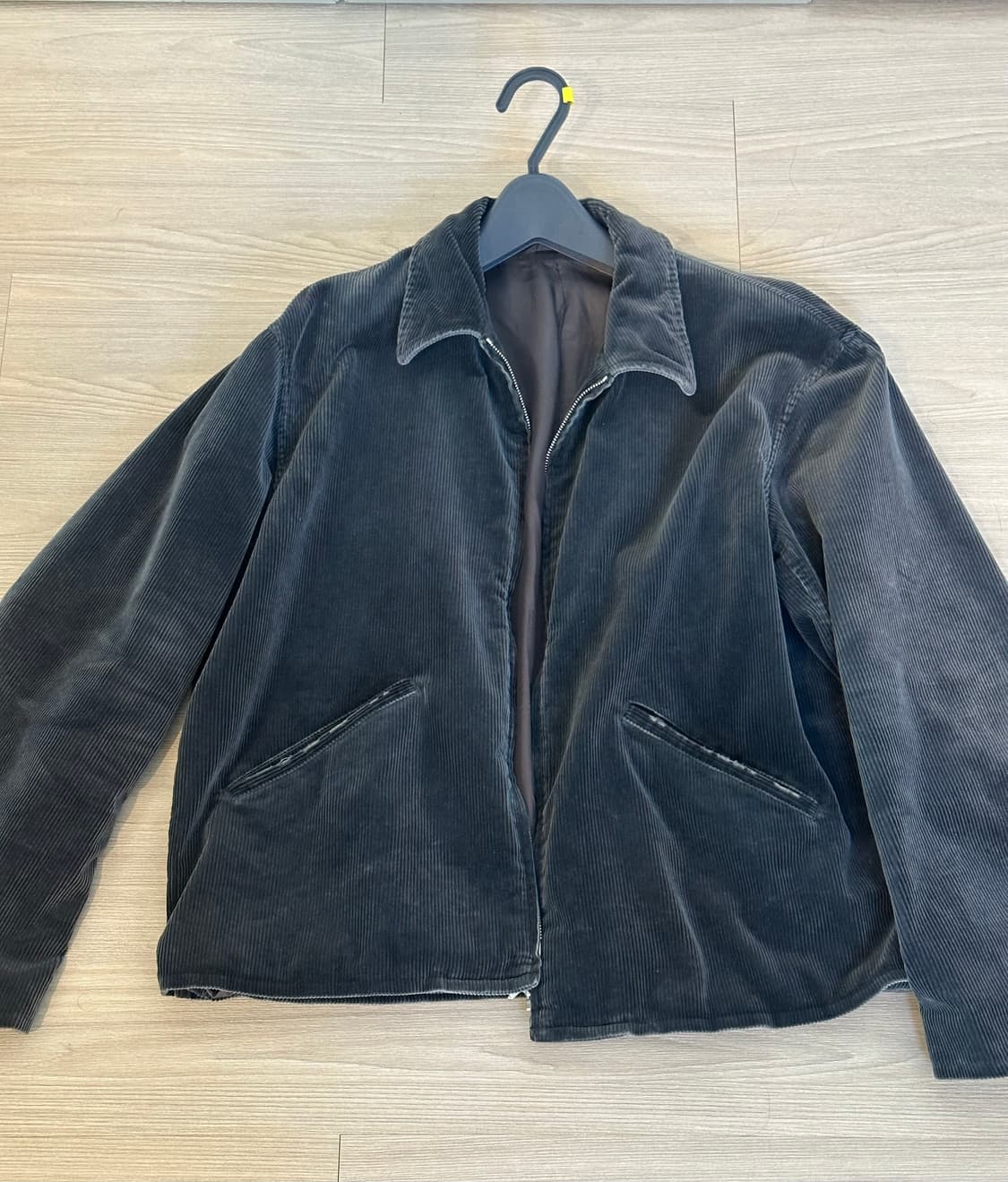 아프레쎄 A.PRESSE 코듀로이 스포츠 자켓 그레이 2사이즈 상품이미지1