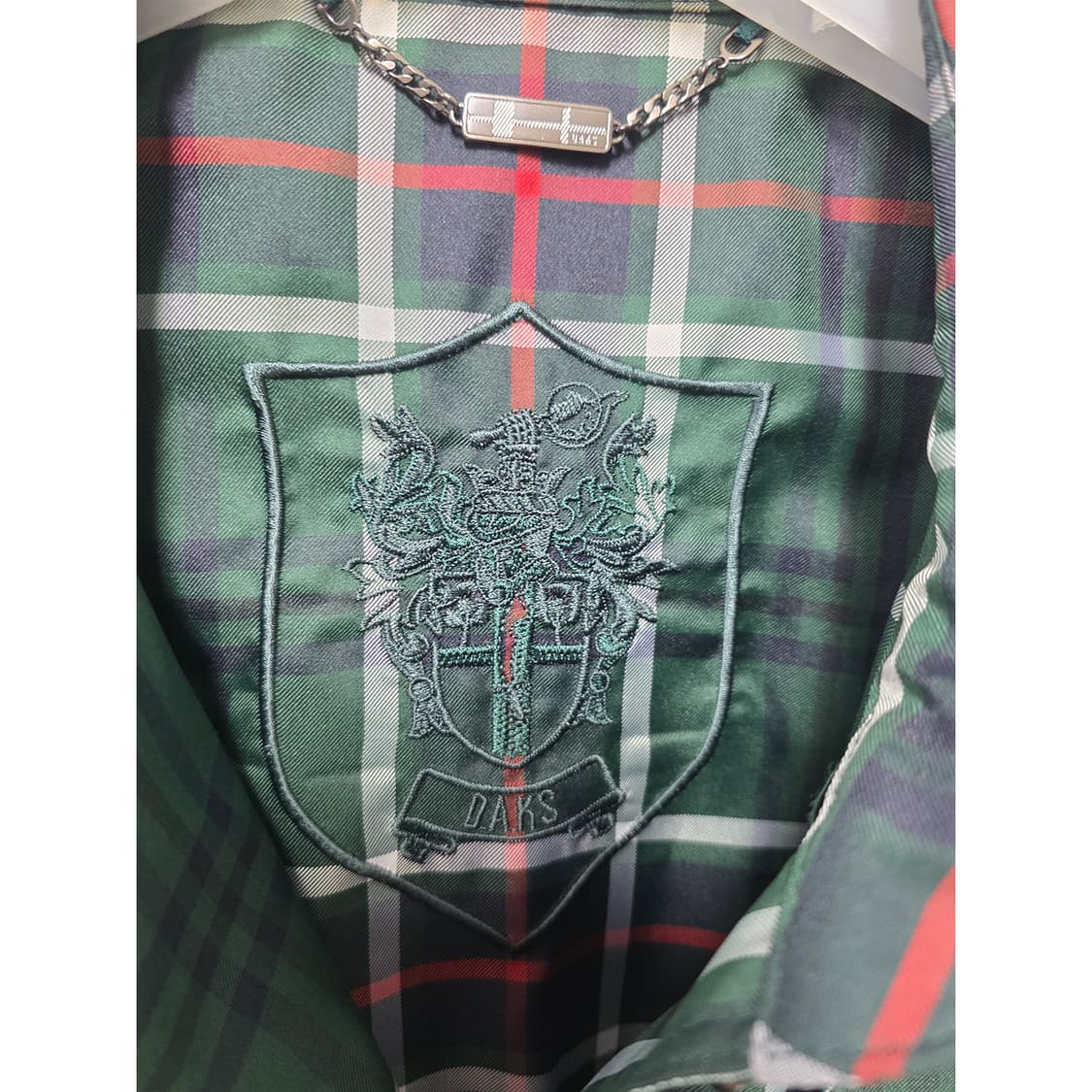 택포// M 닥스 여성 체크 코트 상품이미지2