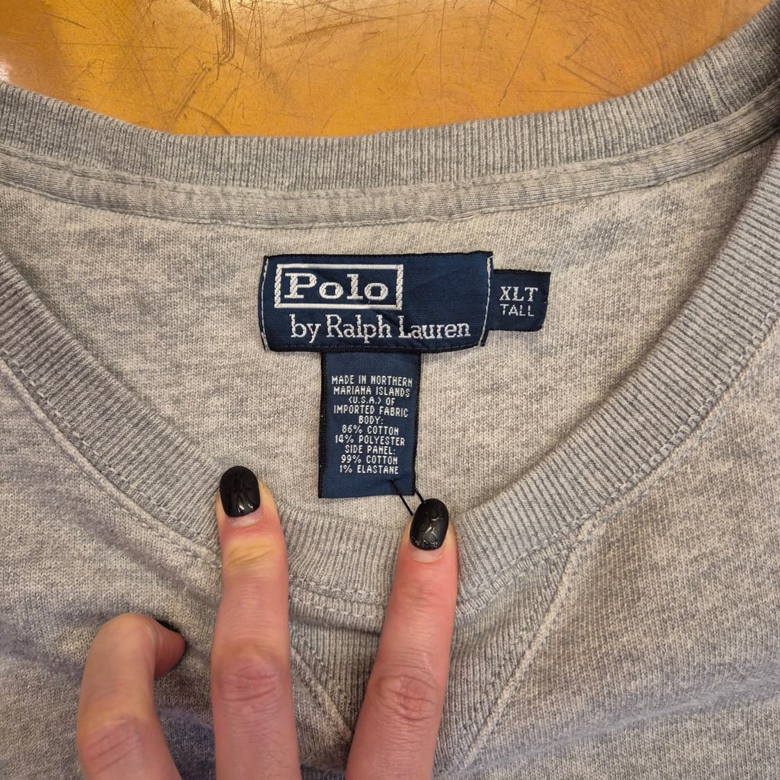 폴로랄프로렌 그레이 맨투맨 XLT 상품이미지4