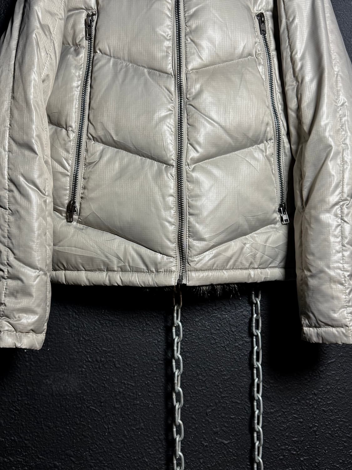 EVOLUTION –  Ivory fur trimmed down jack 상품이미지5