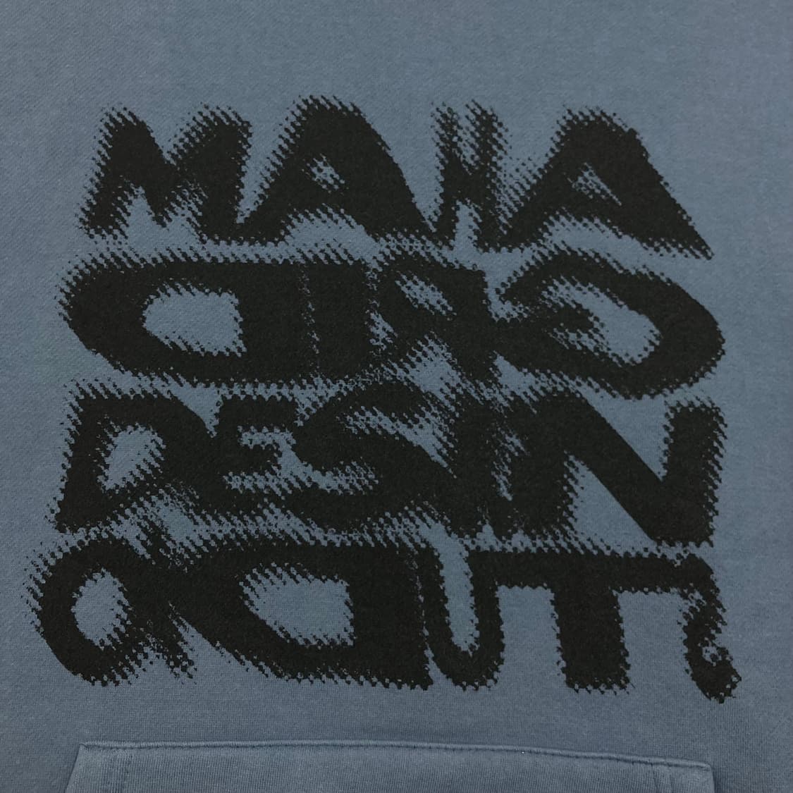 마하그리드 스펠아웃 빅로고 스카이 후드티 상품이미지2