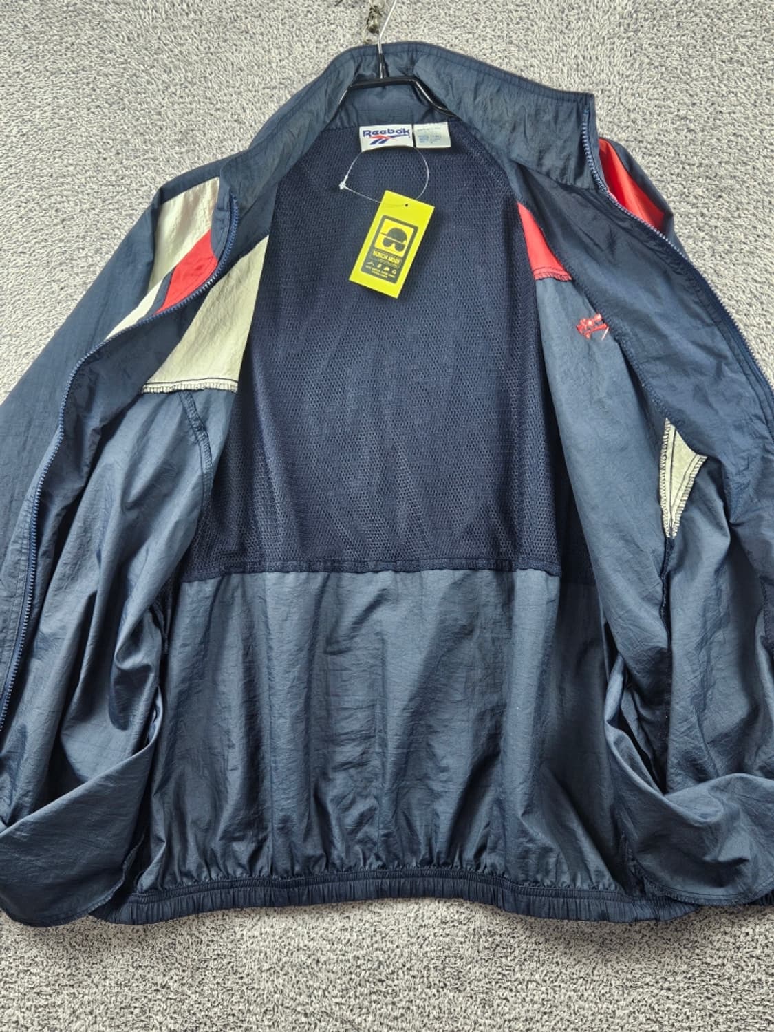 90's REEBOK 컬러블록 윈드브레이커 바람막이 자켓(M)/11377 상품이미지10