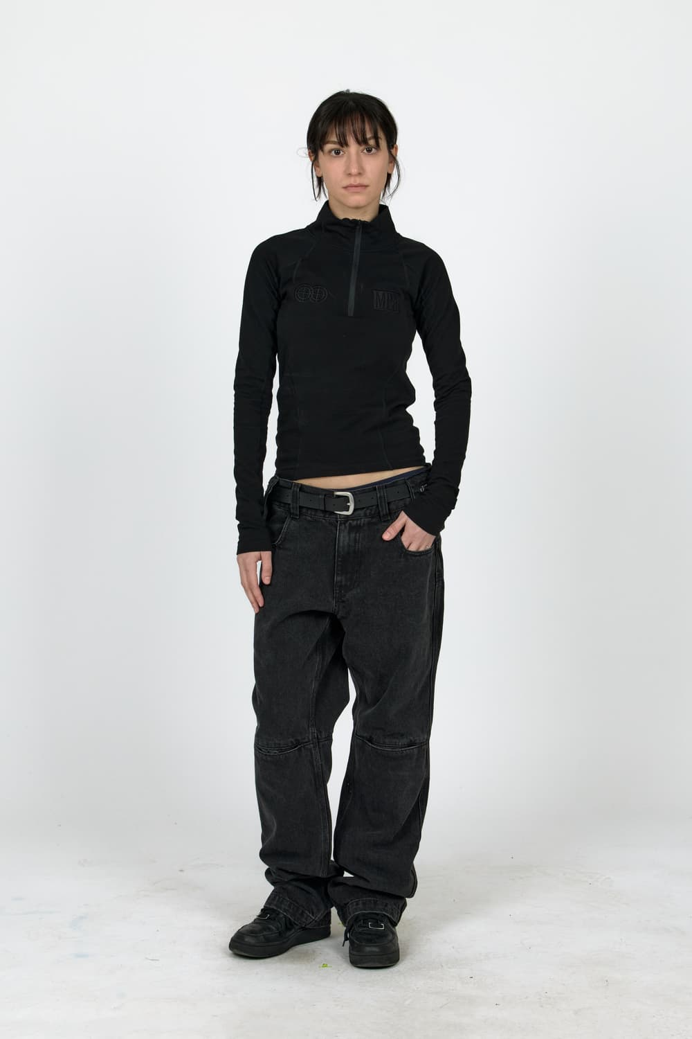 MPa SOFT-SHELL HALF ZIP WOMEN (BLACK) 상품이미지3