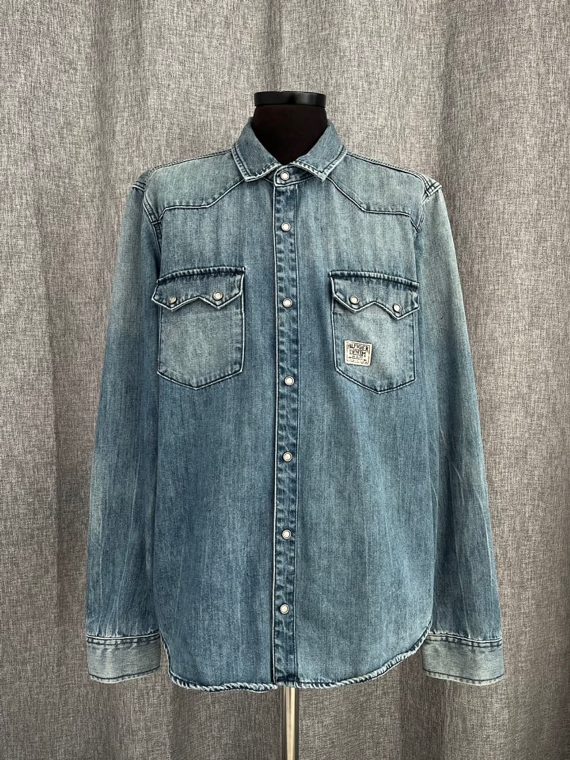 타미힐피거 웨스턴 데님 셔츠/#3455 상품이미지1