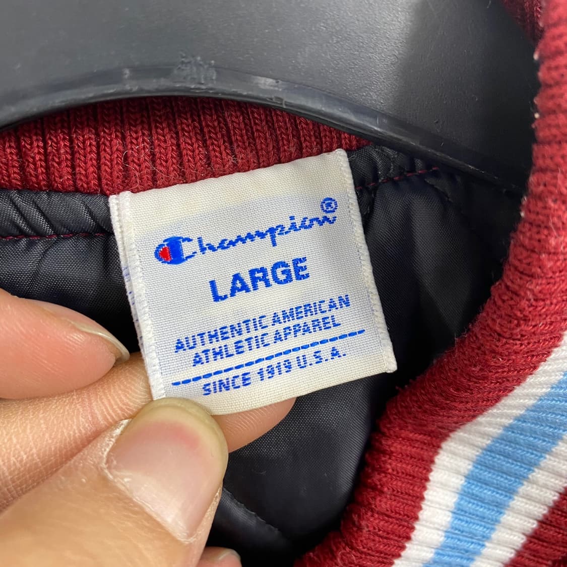 쳄피온 나일론 바시티자켓 L 상품이미지2