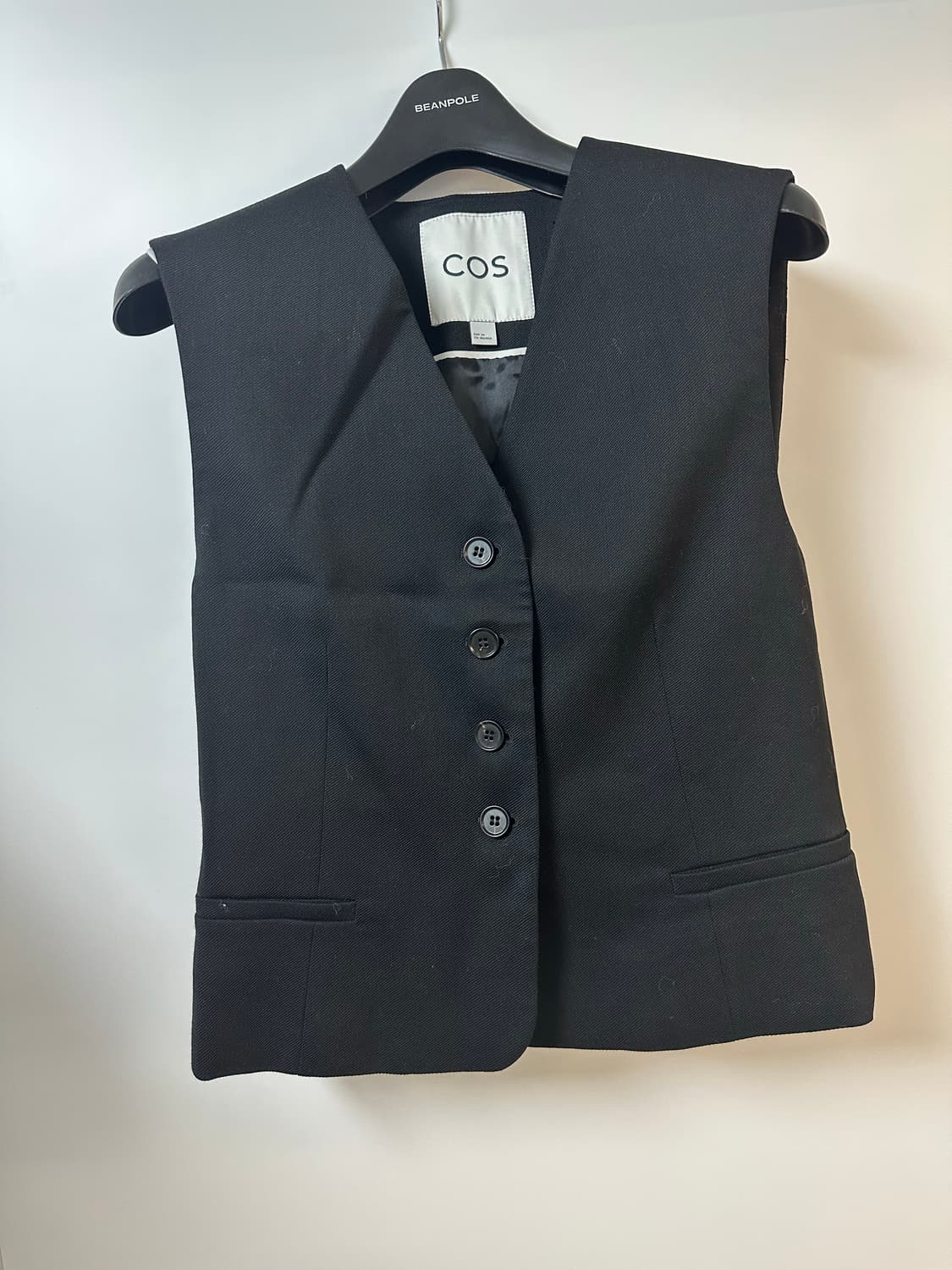 COS 블랙 베스트 34 사이즈 상품이미지1