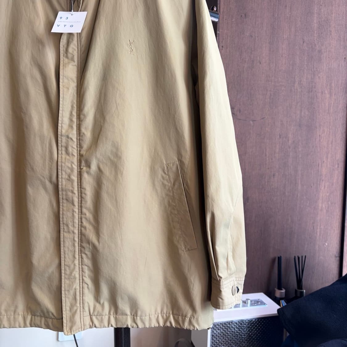 15933 - 입생로랑 베이지 블루종 자켓 상품이미지4
