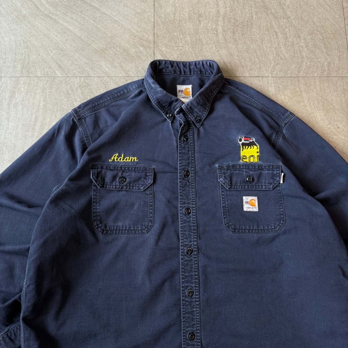 칼하트 오리지널 FR 네이비 긴팔 셔츠  상품이미지3