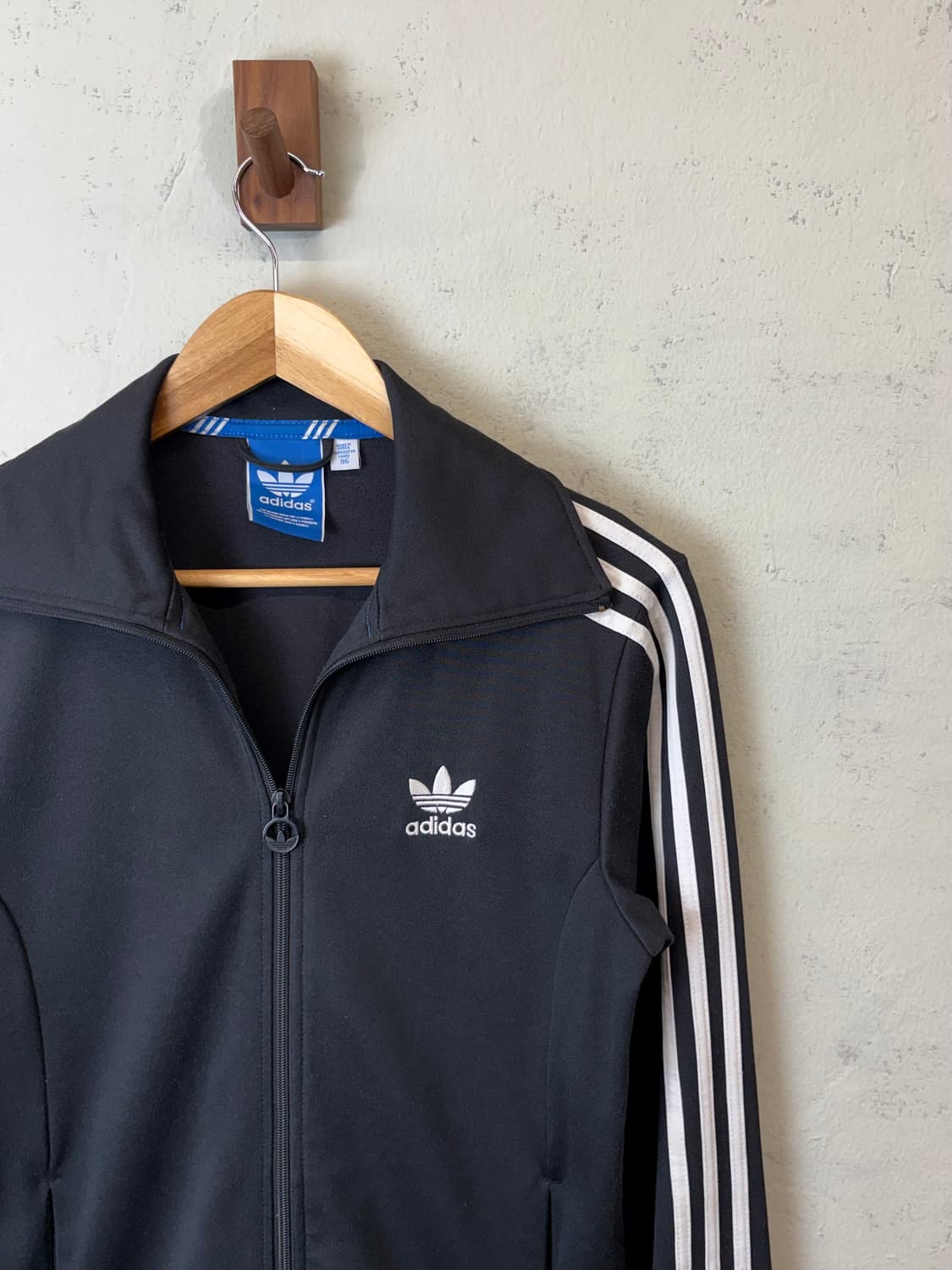 아디다스 유로파 삼선 트랙탑 블랙 져지 상품이미지2