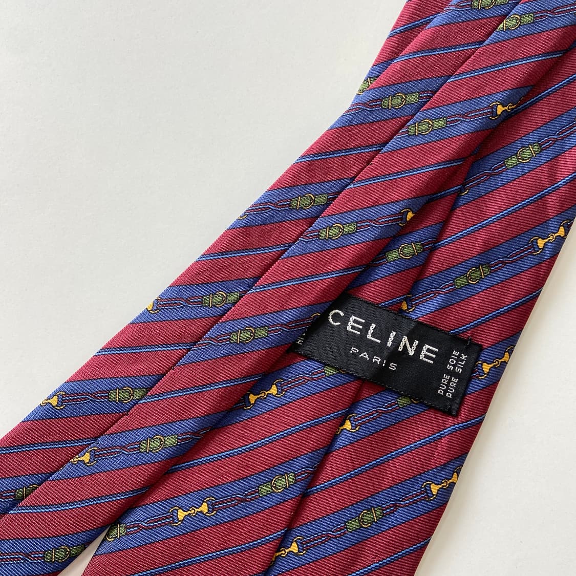 셀린느(celine) 심플로고 명품 정품 넥타이 상품이미지6