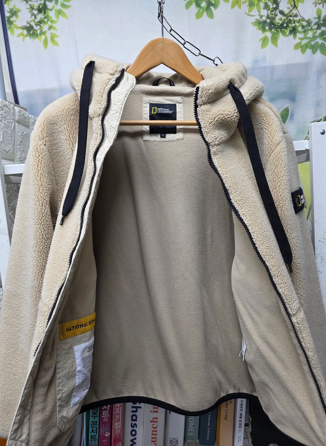 내셔널지오그래픽 후리스 M  플리스 코스토니 숏 뽀글이 풀집업 XD68 상품이미지5