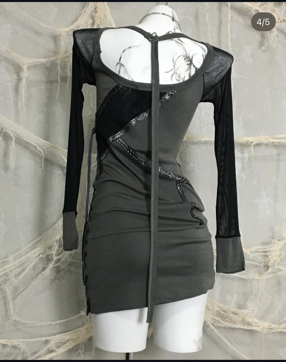 Selvage  Eyelet detail one-piece  상품이미지4