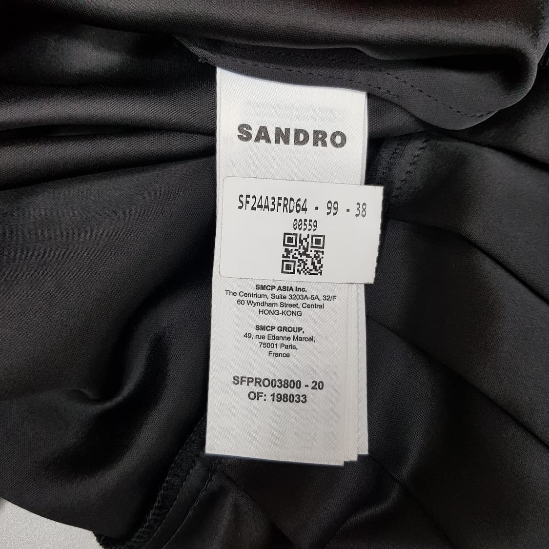 산드로 도트 리본 플리츠 원피스 M사이즈 상품이미지7