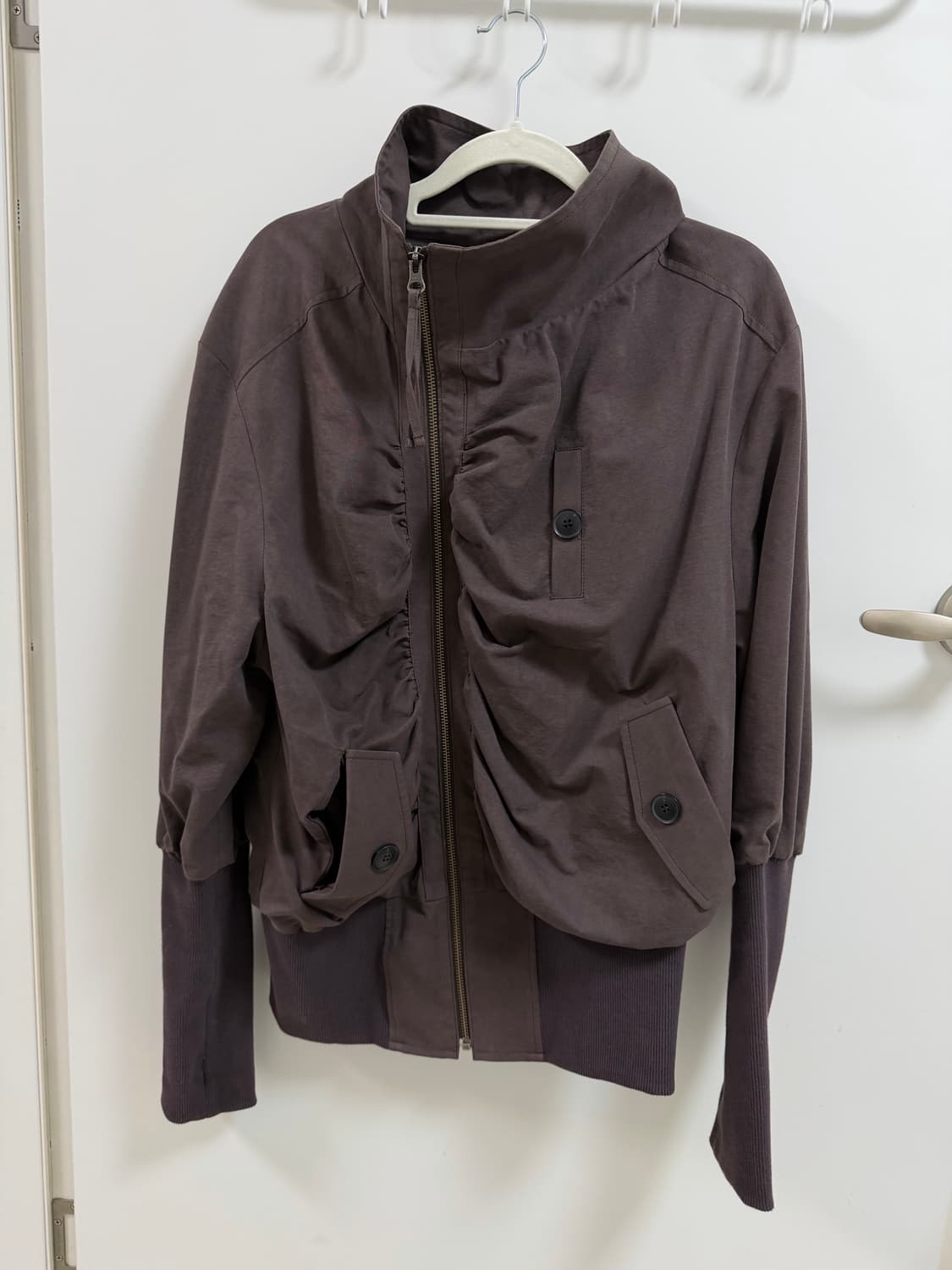 인앤양인하모니 셔링 자켓 퍼플 상품이미지2