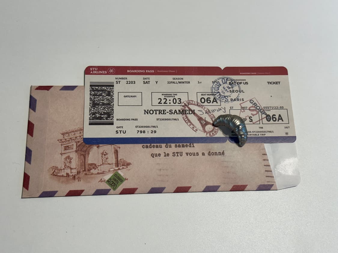 STU 바게트 브로치 상품이미지3