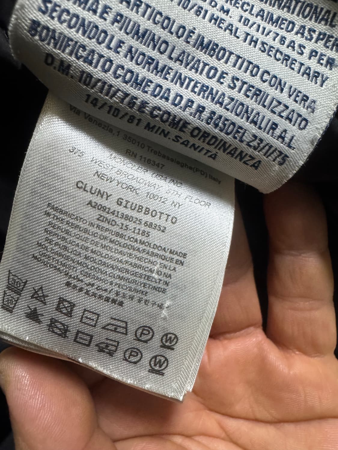 몽클레어 클루니 네이비 패딩 상품이미지7