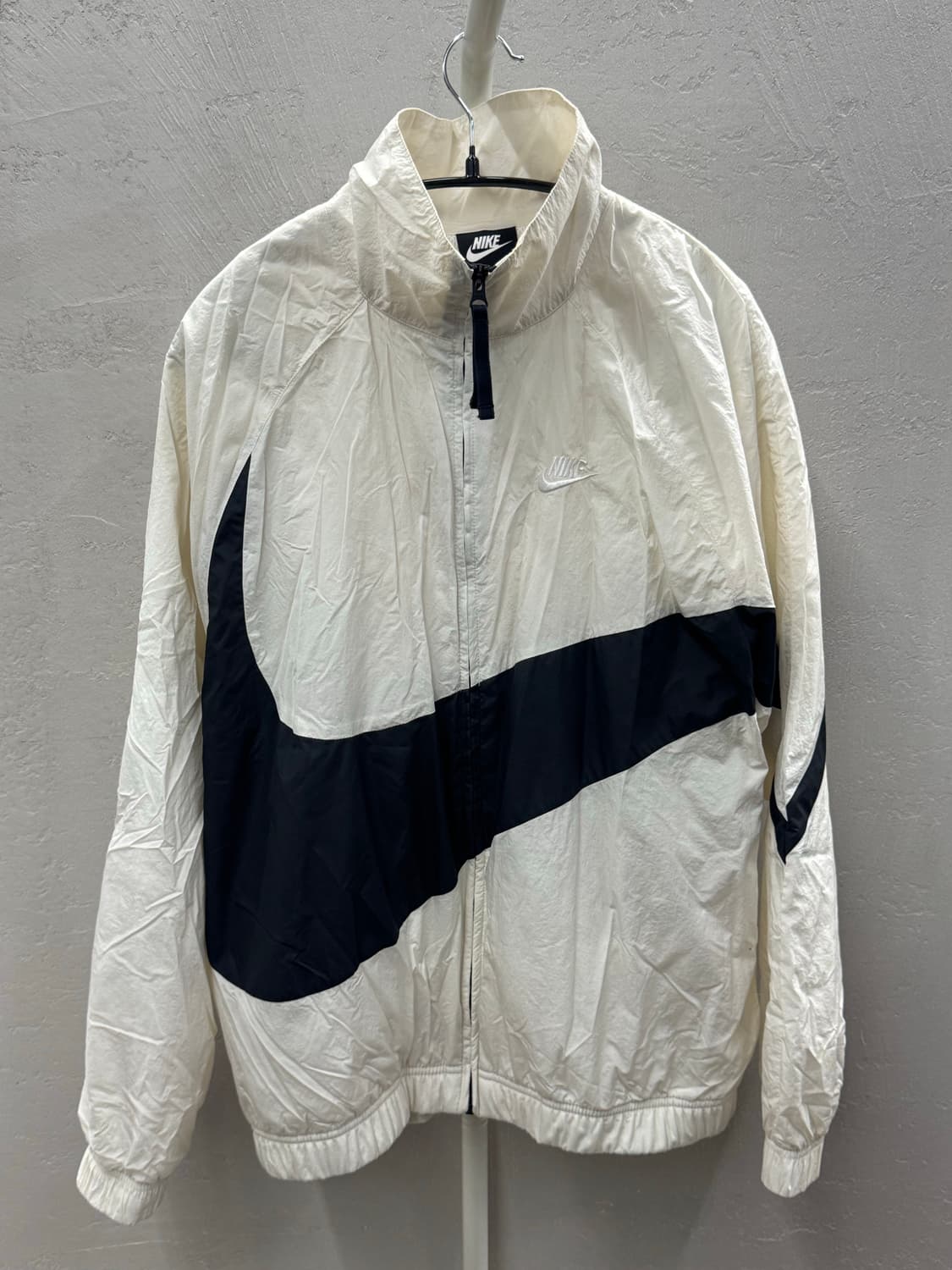 나이키 빅 스우시 우븐 자켓 화이트 M 상품이미지2