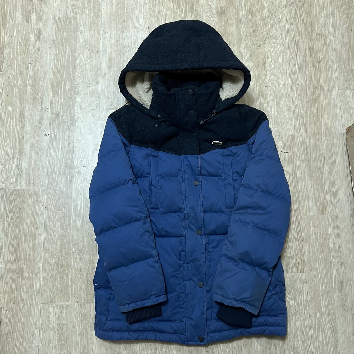 라코스테 와펜 로고 후드 패딩 S/90 상품이미지1