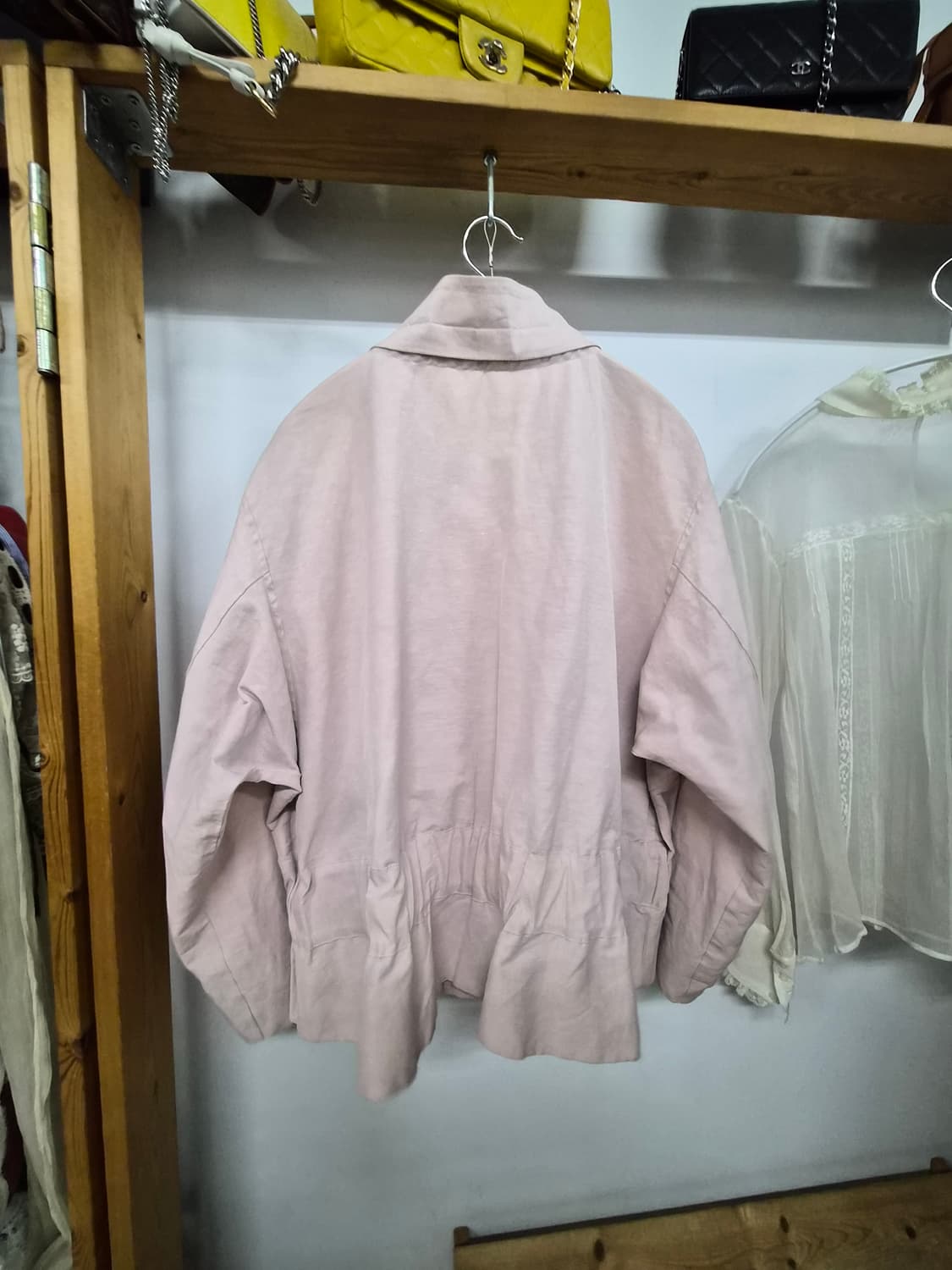 마인 린넨폴리 파우더 핑크 점퍼 상품이미지9