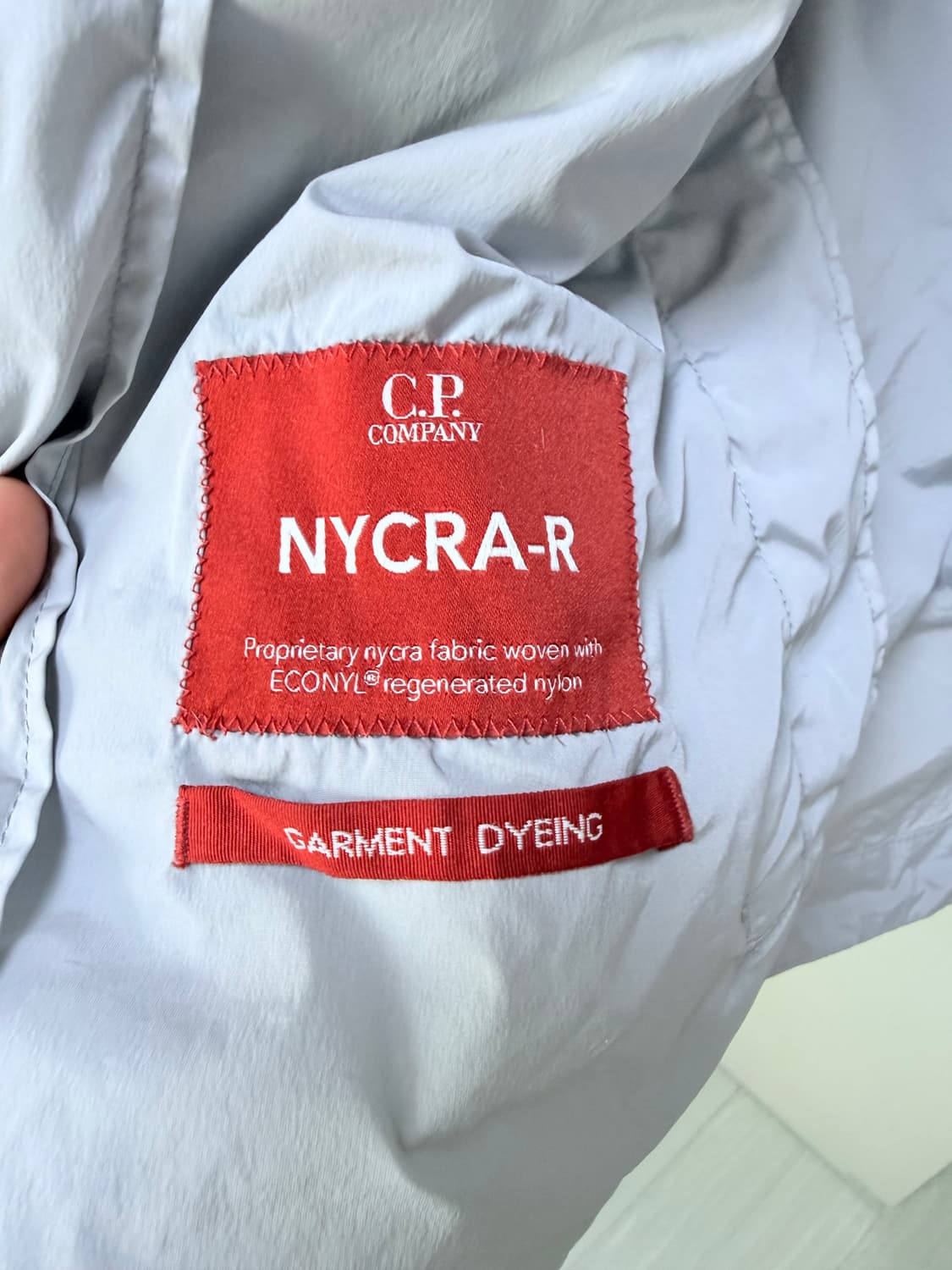 Cp컴퍼니 나이크라 R렌즈 자켓 드리즐 그레이 바람막이 50 상품이미지4