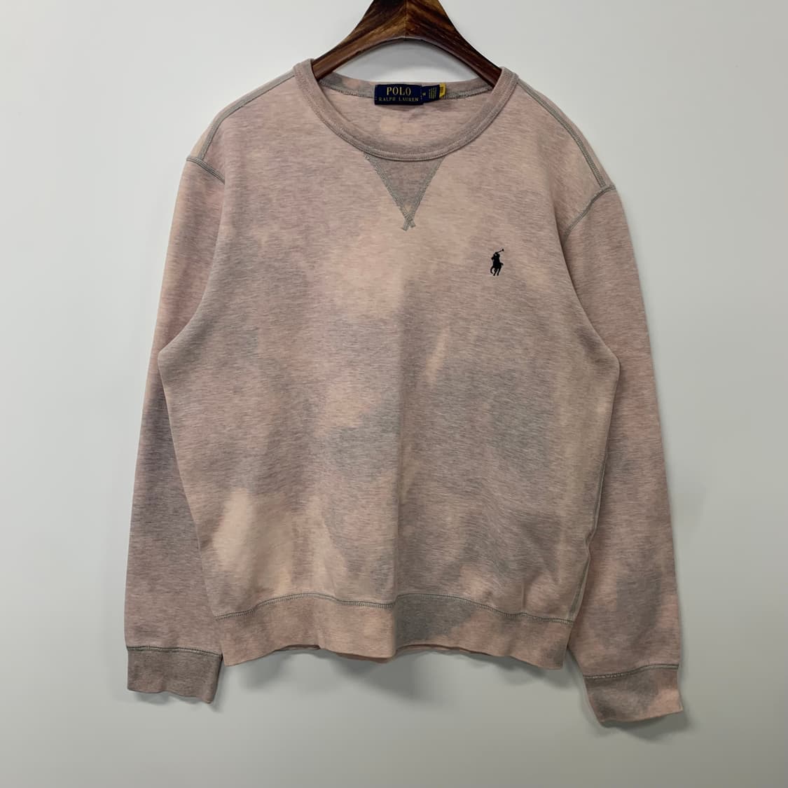 폴로 랄프로렌 신형 그레이 나염 디테일 맨투맨 상품이미지2