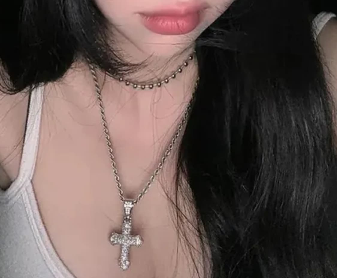 리버레잇 십자가 목걸이 상품이미지1