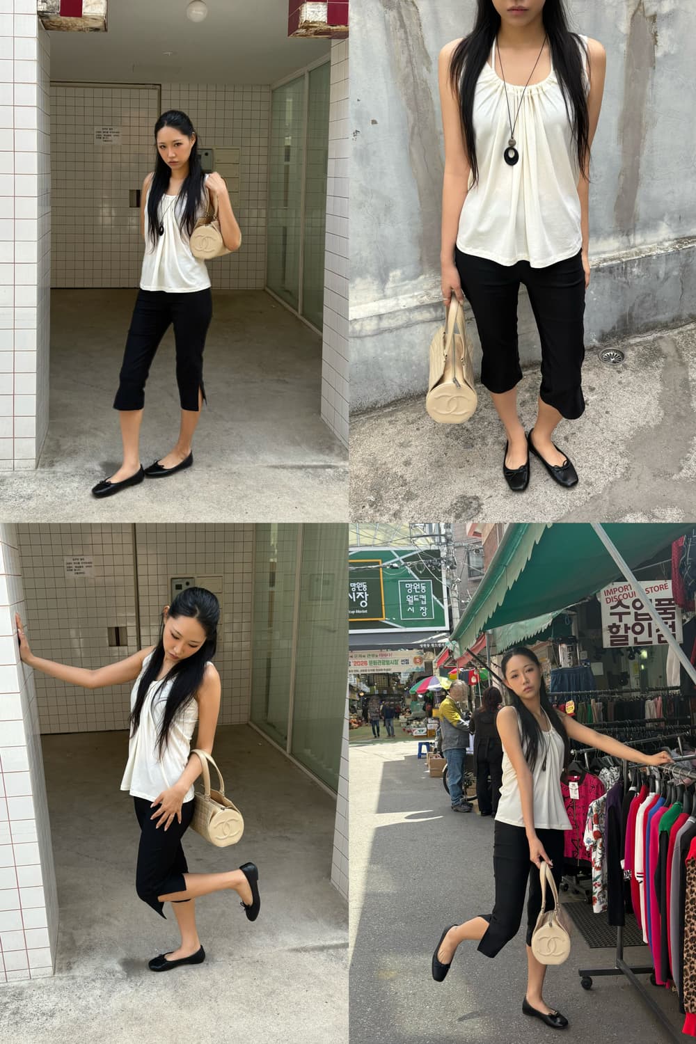 샤넬 초코바 볼링백 상품이미지2