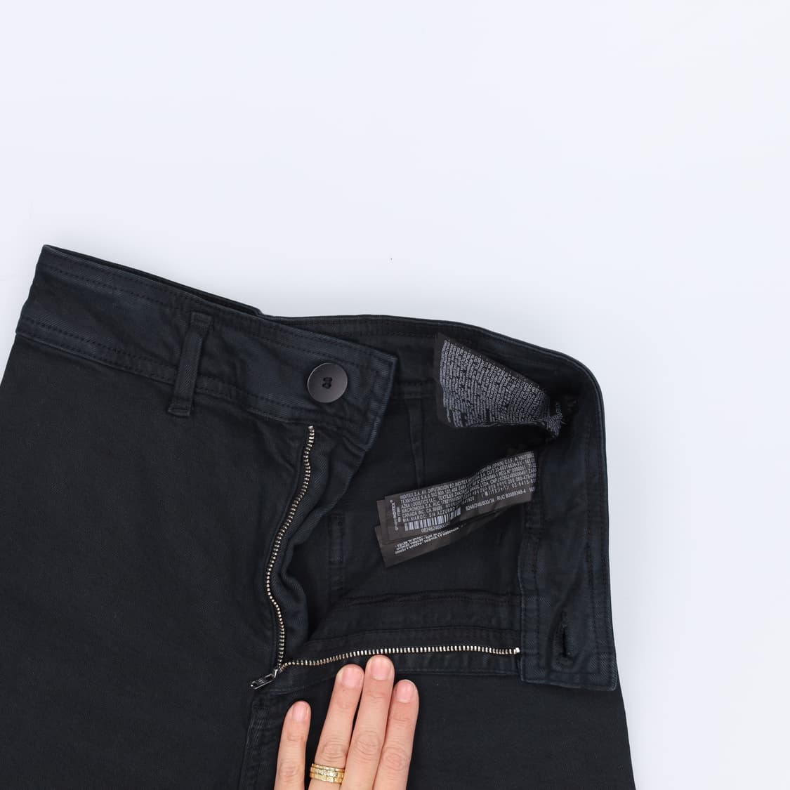 34 자라 여성 와이드 블랙진 0325H1 상품이미지3