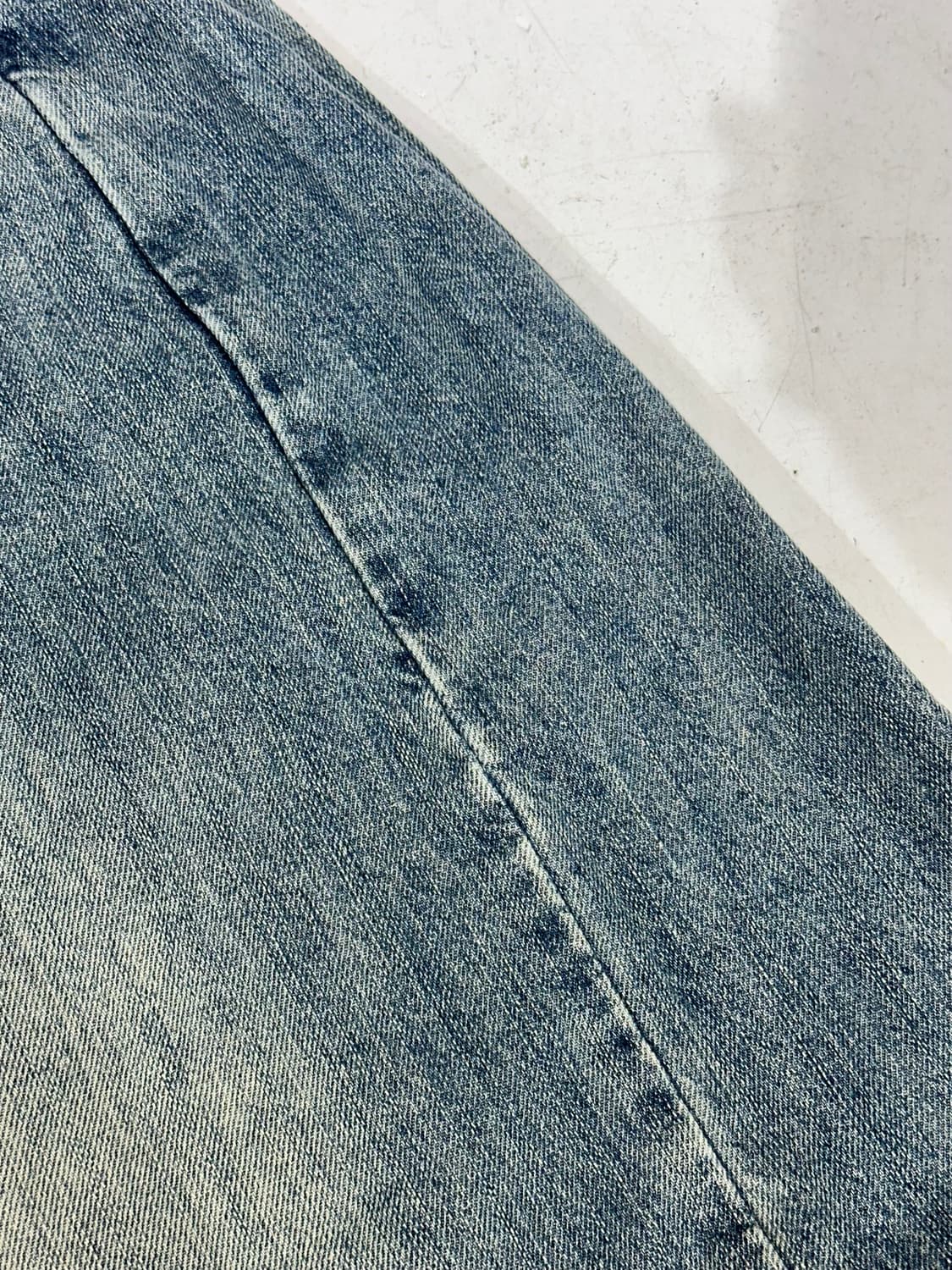 80s 빈티지 연청 와이드 벌룬 청바지 데님 팬츠 L 상품이미지6