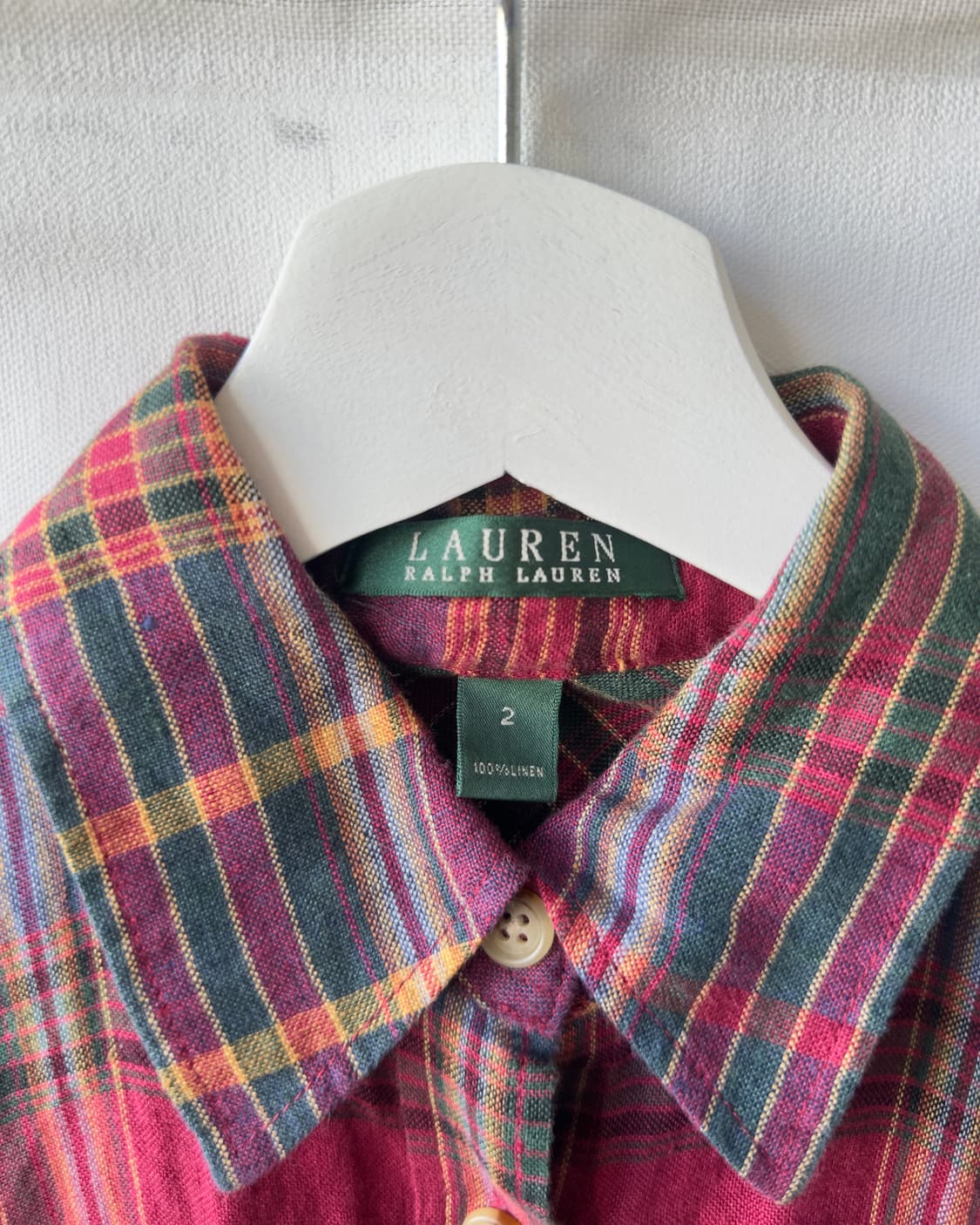 [Ralph Lauren] Classic Check Shirt Dress 상품이미지6