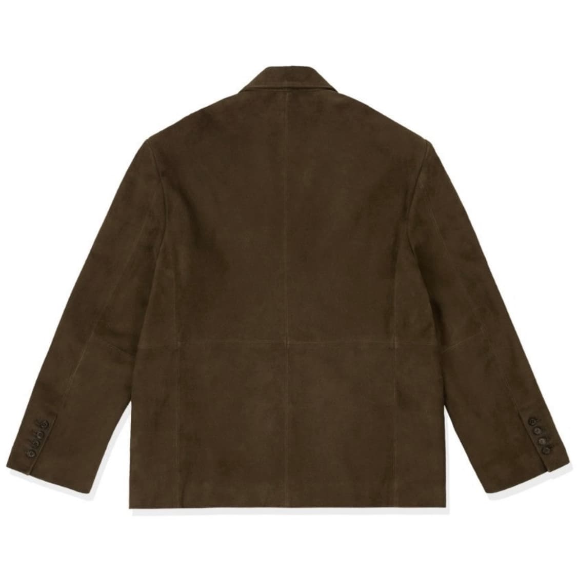 STU 고트 스웨이드 블레이저 브라운(M사이즈) 상품이미지5