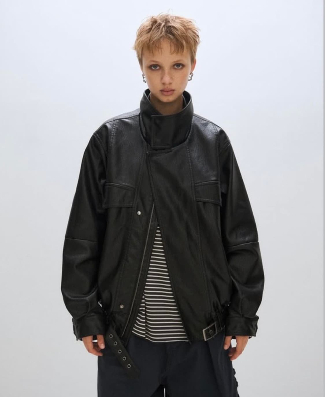 Plzproject레더자켓 상품이미지1