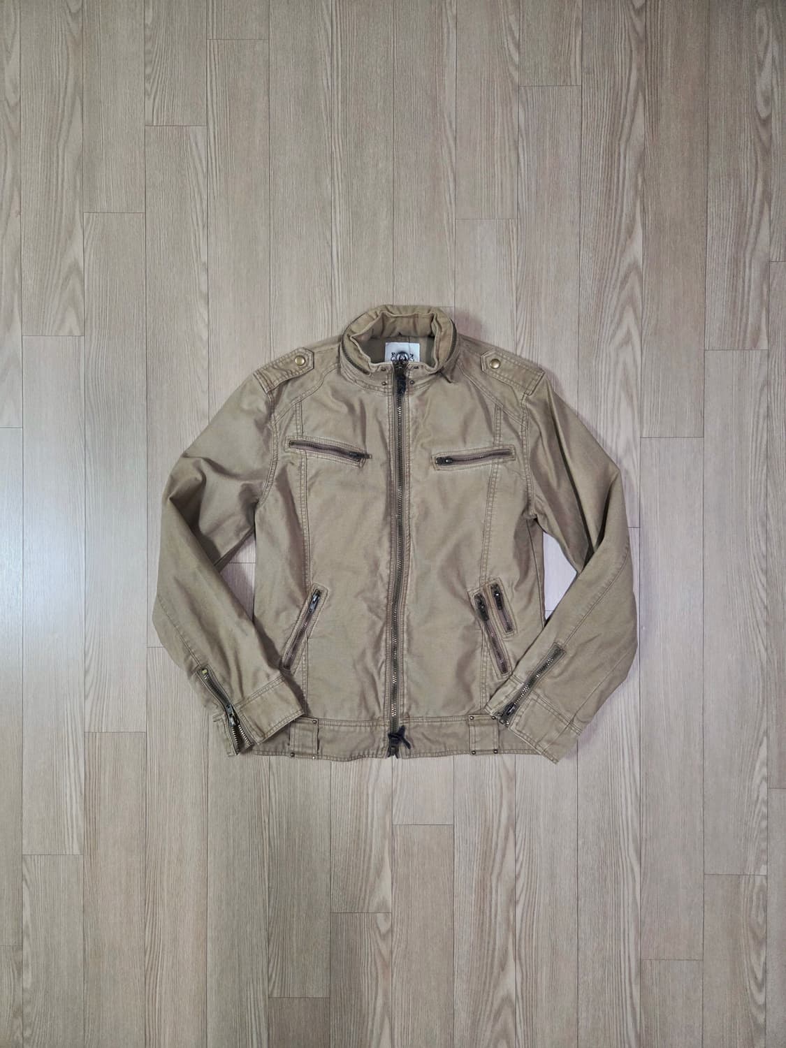 Joge Martin 원워싱 카멜 하이넥 재킷 상품이미지1