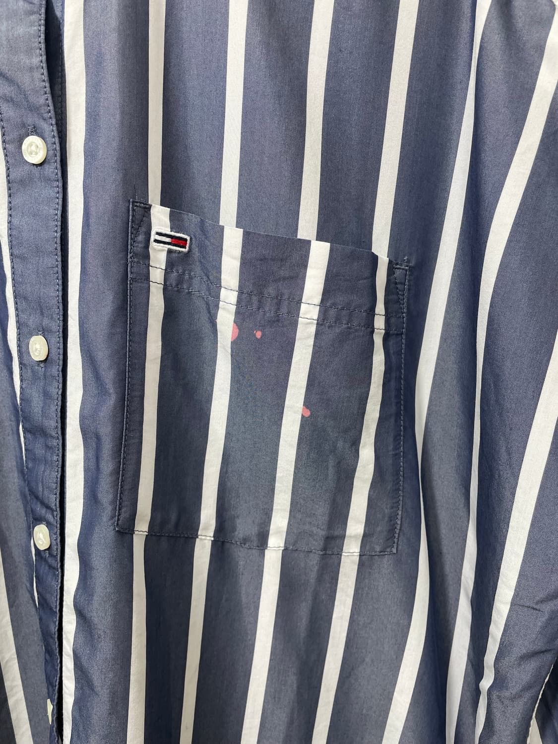 타미힐피거 스트라이프 셔츠 M - S63 상품이미지6