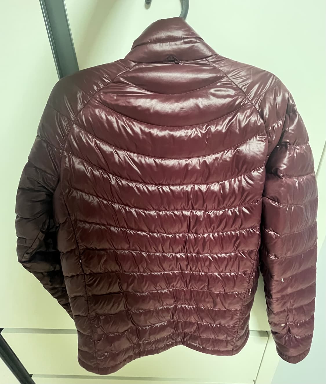 몽벨 빈티지 버건디 경량패딩 상품이미지2