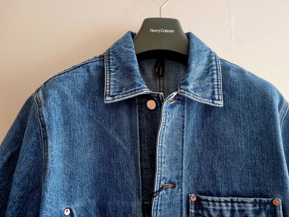 드레익스 데님 초어 자켓 블리치 42사이즈 상품이미지2