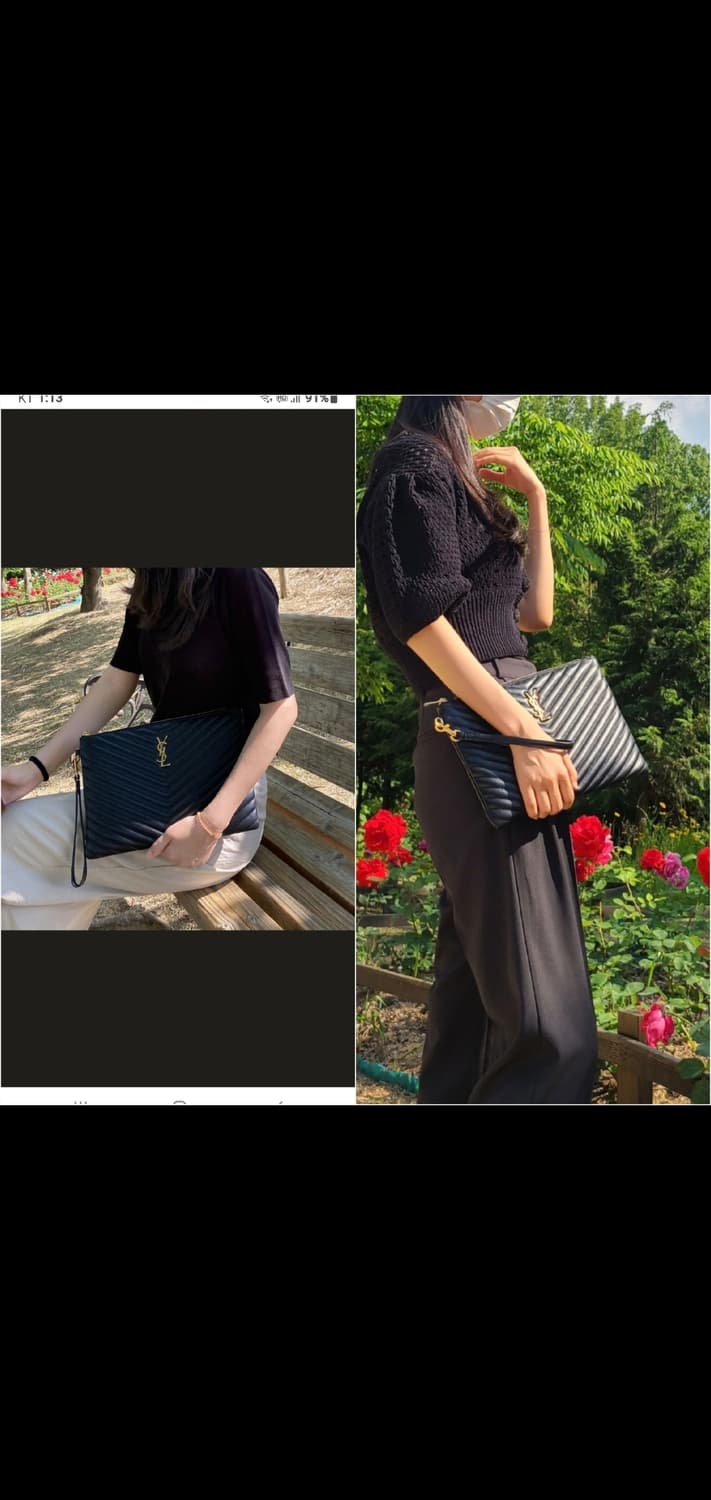 입생로랑 생로랑 뉴미듐 클러치/클러치백 정품S급(보증서O) 상품이미지6