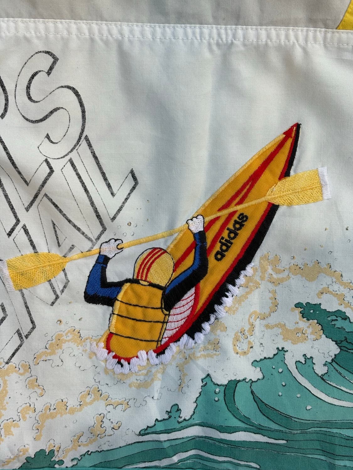 -80s 아디다스 올드스쿨 맨투맨 웜업 점퍼  상품이미지8