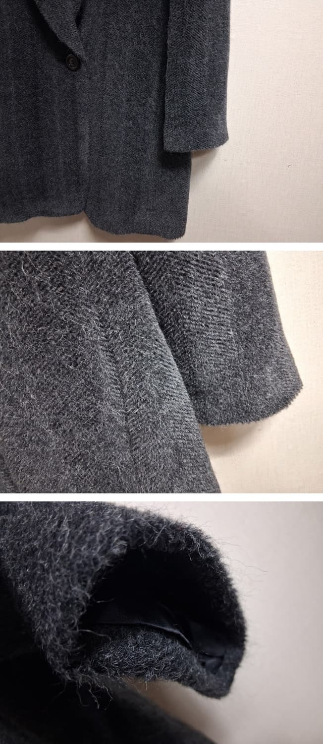 일본수입구제 bleu ciel 진회색 알파카롱쟈켓 보이핏 66 루즈핏 
 상품이미지6