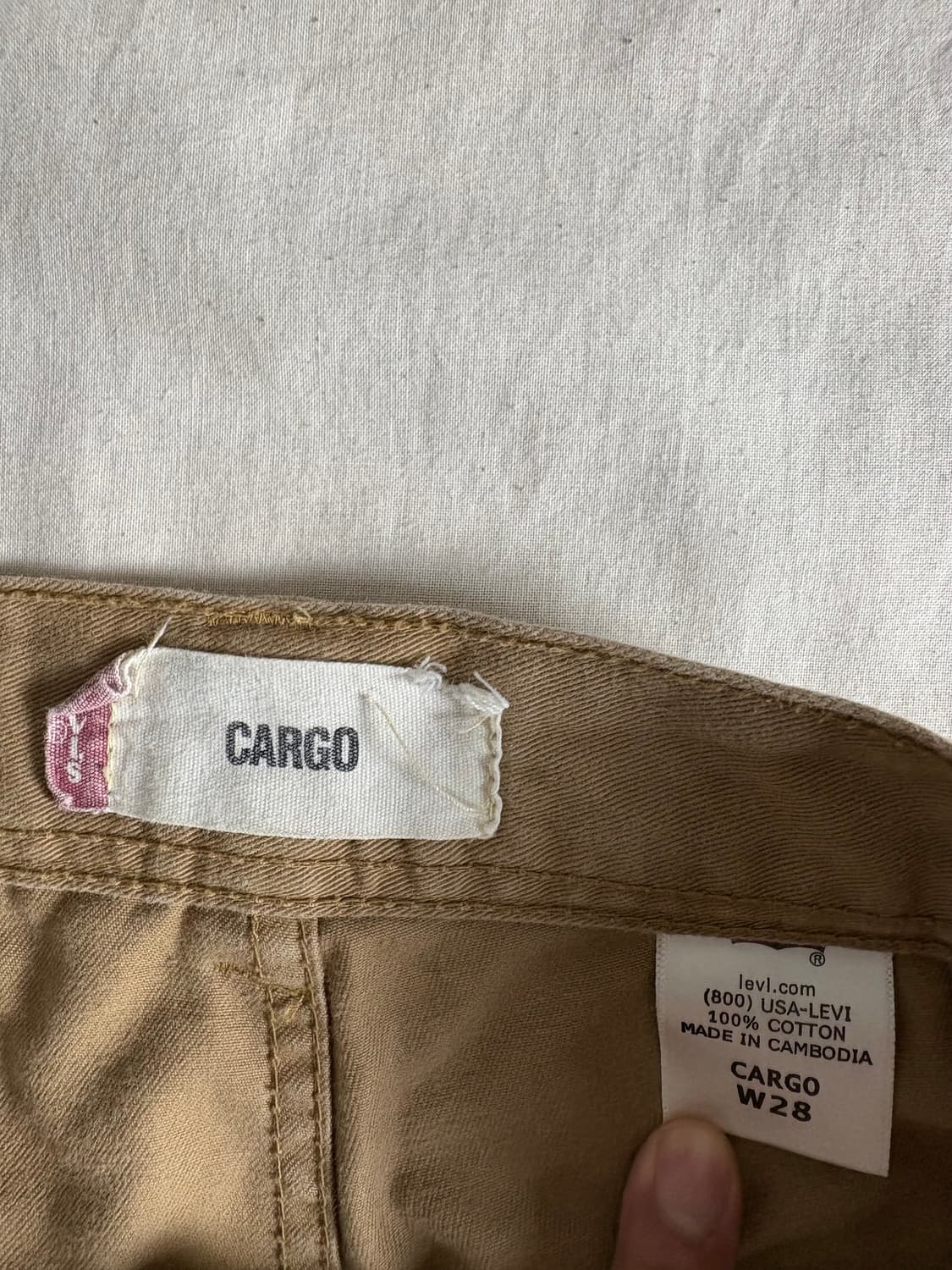 Levis 리바이스 카고 워크 팬츠 쇼츠 W28 상품이미지5